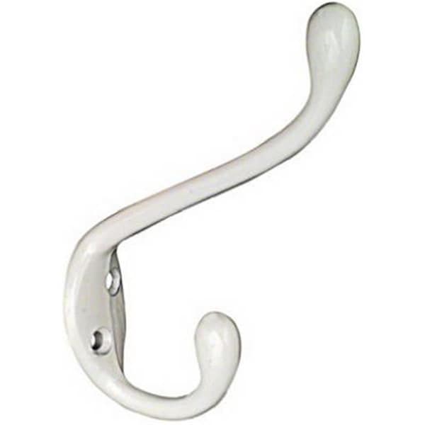 Eat-In N266-056 Heavy Duty Garment Hook - White EA585282 - main